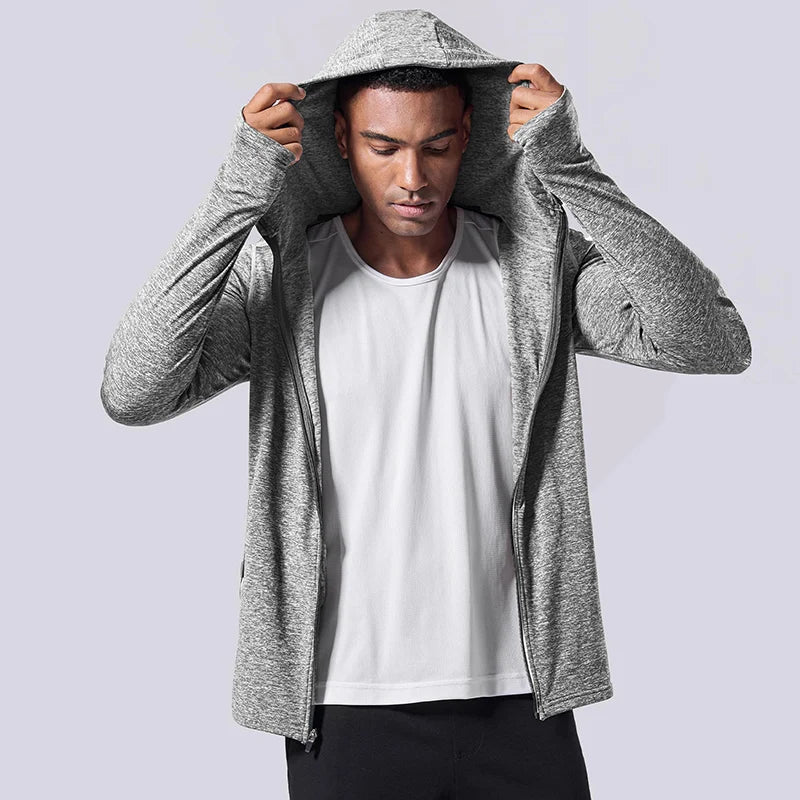Men Fleece Lined Compression Shirt Long Sleeve Thermal Running Gym Fitness Breathable Sports Top