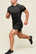 Men's Quick-Dry Short Sleeve Fitness T-Shirt