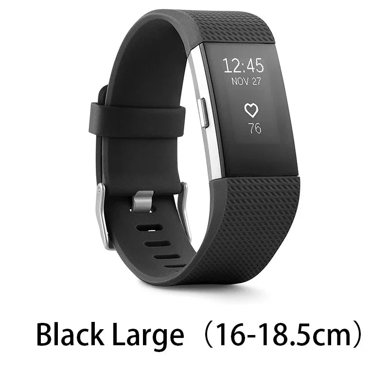 Smart Fitness Wristband Heart Rate Black