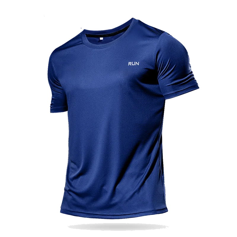 Men Compression Shirt Quick Dry Running Gym Training Sport Top Fitness