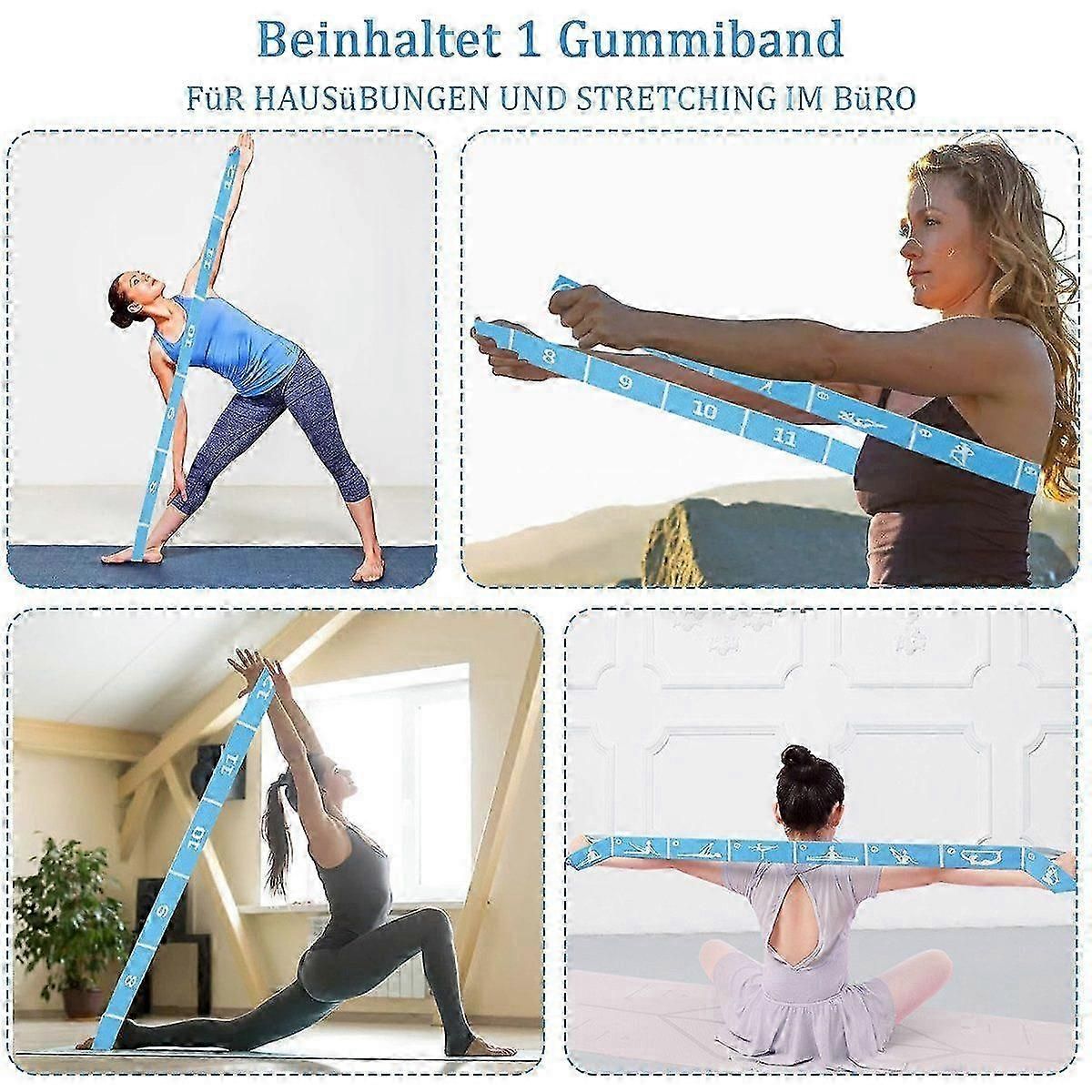 Exercise & Fitness Bands: Stretch Strap, Yoga Stretching, Workout Resistance Bands